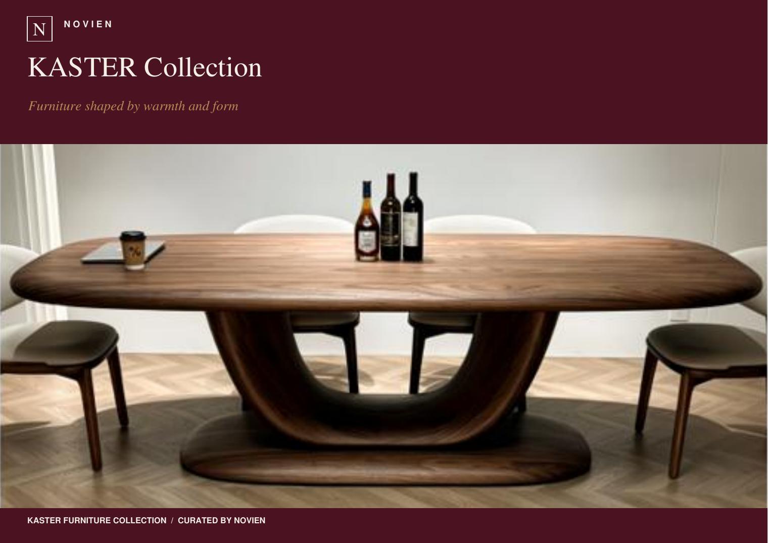 KASTER Furniture Collection catalogue cover